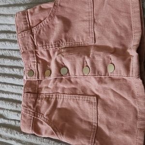 Girls corduroy skirt, pink